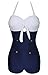 Swimsuit, Abary Women One Piece Boy-Shorts Halter Vintage Bathing Suit