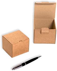 Pack 250 Cajas para envíos 85x85x75mm Caja de cartón Kraft ...