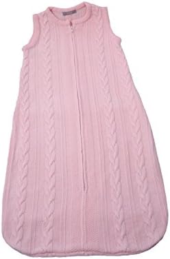 Grete Knitwear Baby Sleep Sack Wearable Blanket For Newborn Baby Girls and Baby Boys (0-6 months, Pink)