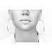 925 Sterling Silver Hoop Earrings. Super Flexible Hypoallergenic Silver. Choose SIZE from 10mm to 60mm