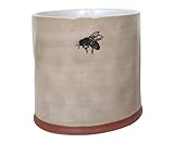 Blue Sky Ceramic Bumble Bee 6.5" Flower Pot, Multi