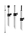 Attwood 10707-5 Adjustable 3-in-1 Boat Cover Telescoping Support Pole, 37 to 64 Inches