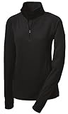 DRIEQUIP Ladies Moisture Wicking 1/2-Zip Stretch Pullover Sweatshirts in XS-4XL