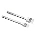 Aiskaer White Steel 3mm 1/2/4/6 Prong DIY Diamond Lacing Stitching Chisel Set Leather Craft Kits(3mm)