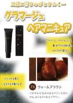 Amazon Hoyu ホーユー グラマージュ ヘアマニキュア 73 ウォームブラウン 150g ブラウン系 グラマージュ Glamage おしゃれ染め 通販