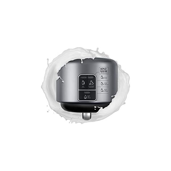 KARACA Hatır Mod Silver Türkische Kaffeemaschine Für 5 Personen, 735 Watt, Türkischer Mokka mit Milch, Heisse Schokolade… – Bild 3