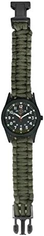 Caliber Marines Basic Field Watch With OD Paracord/Survival Strap 0300-5