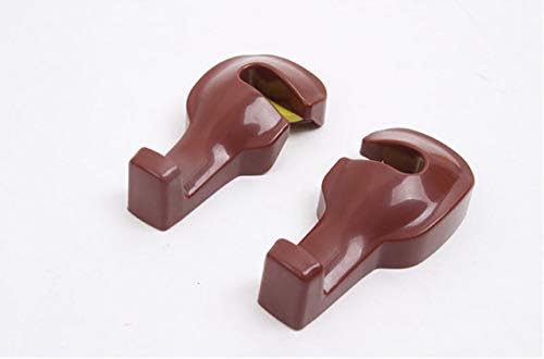 2PCS creative Auto Portable Seat hook Hanger for SUZUKI vitara swift sx4 jimny grand vitara 2016 samurai s-cross car-styling - (Color Name: Brown)