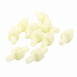 Magentoo(TM) Plastic Water Dispenser Control Valves 11mm Diameter 10pcs Off White