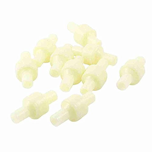 Magentoo(TM) Plastic Water Dispenser Control Valves 11mm Diameter 10pcs Off White