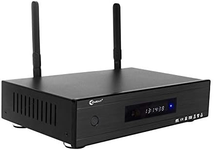 Eweat R10MINI 3D 4K UHD Blu-ray Android Quad Core Smart H.265 HD TV Media Player with HDD Bay, WiFi, Dolby 7.1, Gigabit LAN, 2GB RAM, 16GB Storage, 4 Core CPU, 8 Core GPU