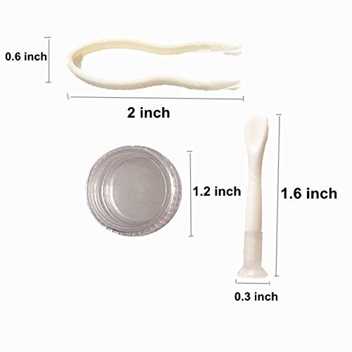 Contact Lens Case Set â€“ 3 Pairs Portable Contact Lens kit + Portable Contact Lens Stick Tool Inserter/Remover + Solution Bottle+Tweezer with Soft Tip + Transparent Box for Travel & Home by PPX