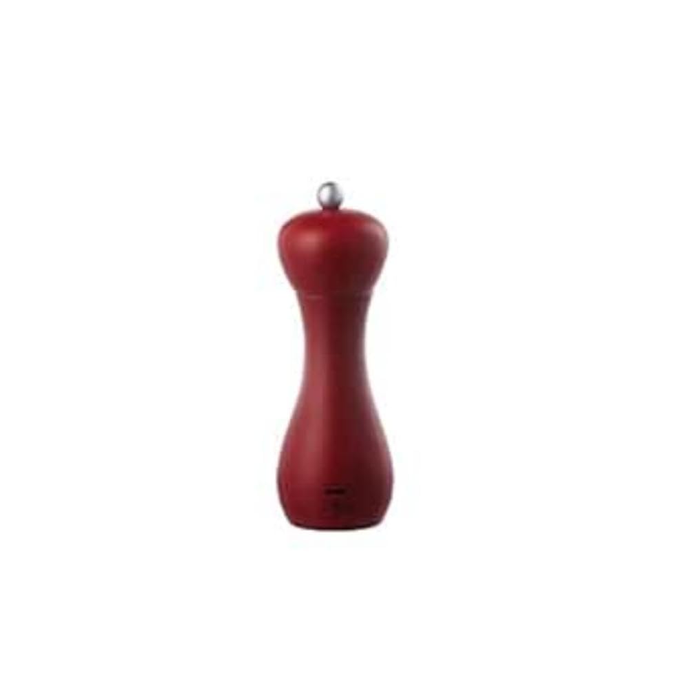 Bisetti DE479 Rimini Burgundy Pepper Mill, 18cm