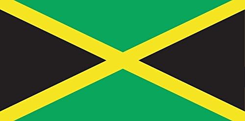 CTeasport 10 PCS 5.5"x 8" National Flag - Vivid Color and UV Fade Resistant - Durable and Light-weighted, National Flags Polyester (Jamaica)