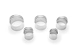 Fox Run 5-Piece Stainless Steel Biscuit Cutter Set