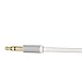 Replacement Audio Cable Cord Wire with in-line Microphone and Control for Beats by Dr Dre Headphones Solo/Studio/Pro/Detox/Wireless/Mixr/Executive/Pill(White)