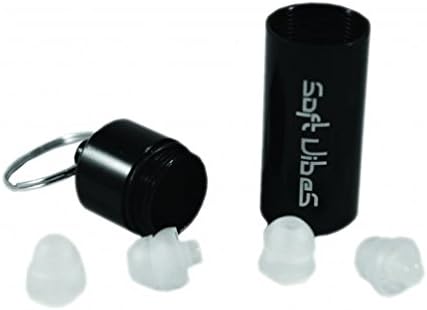 Soft Vibes: 2 Sets of Reusable High Fidelity Earplugs - Designed for Music Festivals, Concerts, and Motorcycles (Double Layer 18dB Reduction)