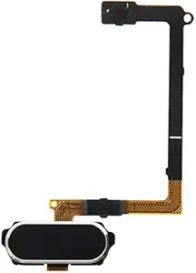 ZHM Cell Phones Repair Replacement Part for Samsung Home Button Flex Cable with Fingerprint Identification for Galaxy S6 / G920F(Black) Spare Parts (Color : Black)