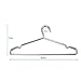 XuCoo 30 Pack Clothes Hangers Stainless Steel Strong Metal Wire Hangers Diameter 16.5 Inch