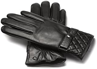 napoMODERN - touchscreen leather gloves for men (L)