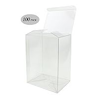 GosuToys Clear Plastic Protector Case Compatible For 4-inch Funko Pop Figures (100 Pack)