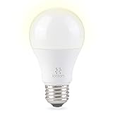 Iotton Smart Light Bulb, WiFi, No Hub Required, Soft White (2700-5000K), Dimmable, A19, E26, 9W (60W Equivalent), Compatible with Alexas and Google Assistant