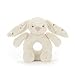 Jellycat Bashful Twinkle Bunny Plush Baby Ring Rattle
