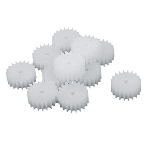 Uxcell 10 pcs 20 teeth 0.5 modulus plastic single reduc…