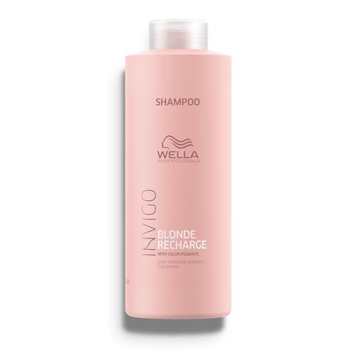 Wella Professionals Invigo Blonde Recharge Color Refreshing Shampoo / Cool blonde, 1000 ml