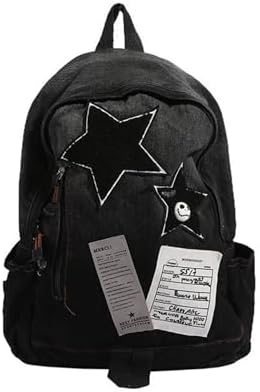 Amazon.com | Denim Backpack Y2K Travel Cute Kawaii Jean  display picture 3
