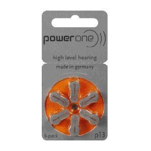 Power One Size 13 Hearing Aid Batteries (120)
