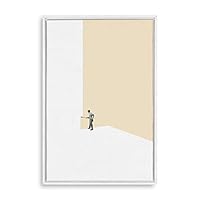 Framed Canvas Wall Art Abstract Colorful Canvas Prints Home Artwork Decoration for Living Room,Bedroom - 16x24 inches