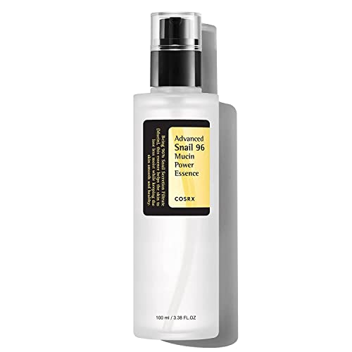 COSRX Advanced Snail 96 Mucin Power Essence, 100ml, Sérum Facial, Esencia con 96.3% Baba de Caracol, Anti Manchas y Antiarrugas, Hidratante para Piel Grasa con Acne, Recupera Piel Sensible, Volumen y Elasticidad, Cosmetica Coreana, No Probado en Animales