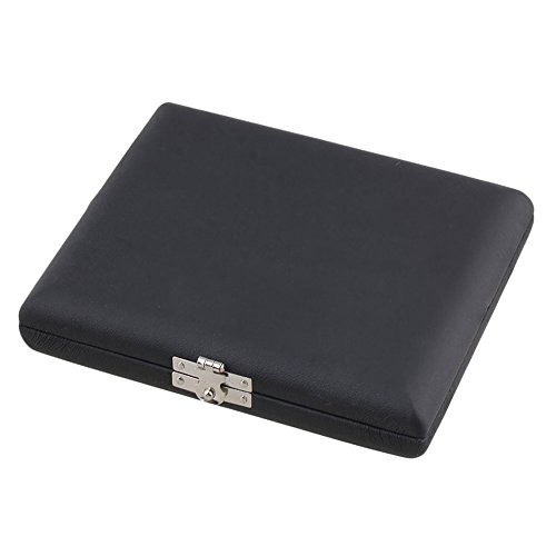 365invent Oboe Reed Case for 10pcs Reeds PU Leather Cover(Black)