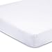 500-Thread-Count Egyptian Cotton SUPER SOFT - WRINKLE, FADE AND STAIN RESISTANT Extra Deep Pocket #1 Fitted Sheet/Bottom Sheet Twin Extra Long Solid White Fit Up to 18