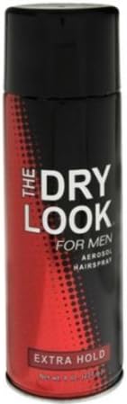 The Dry Look For Men Aerosol Hairspray Extra Hold 8 oz (Pack of 2)