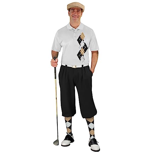 Argyle Paradise Outfit - Mens MMMM: Black Khaki and