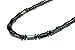 Magnetic Hematite Heptagon Shape Beaded Necklace - Style Hn004