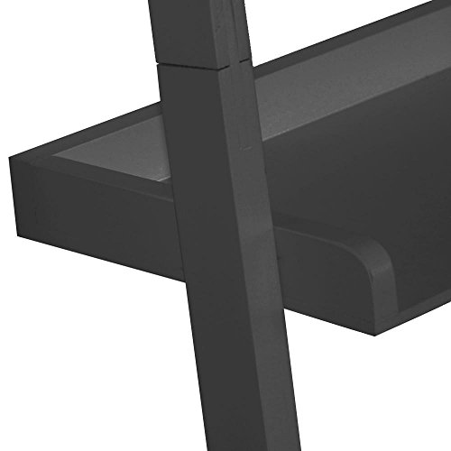 image for Topeakmart Wooden 5 Tier Leaning Ladder Shelves Display Shelves Unit L