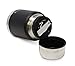 MIRA 15 oz Insulated Food Thermos for hot and cold foods - Leak-Proof Stainless Steel Container with Spoon - Black