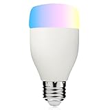 OSTART Wi-Fi Smart Light Bulb Works with Alexa, No Required Adapter, RGB Colour, Turn ON/OFF Electronics and Change Colour from Anywhere