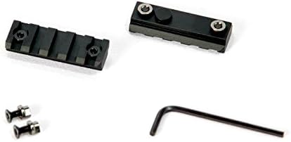KeyMod Rail Section Lightweight Aluminum 1913 Picatinny Rail by Breek (2 Pack 2 Inch)