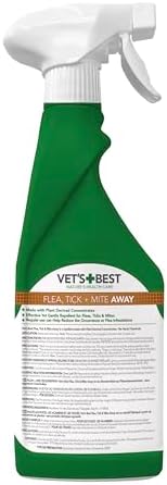 Vet's Best Flea Tick Mite Spray for Dogs 500 ml Plant Based Formula view 2