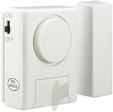 Personal Security Window/Door Alarm, DIY Home Protection, Burglar Alert, Magnetic Sensor, Off/Chime/Alarm, Easy Installation, Ideal for Home, Garage, Apartment, Dorm, RV and Office(2PCS)