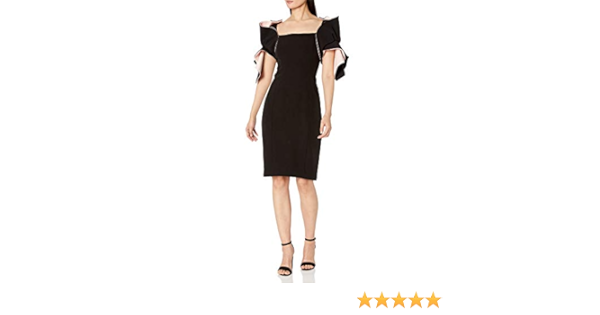 badgley mischka origami sleeve dress
