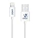iXCC Element II Lightning Cable 6ft, iPhone Charger, for iPhone 7 6s 6 Plus, SE 5s 5c 5, iPad Air 2 Pro, iPad Mini 2 3 4, iPad 4th Gen [Apple MFi Certified](White)