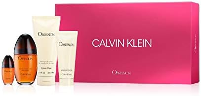 Obsession Gift Set for Women - 3.4 oz. Eau De Parfum Spray + 0.50 oz. EDP + 6.7 oz. Body Lotion, 3.4 Oz Shower Gel