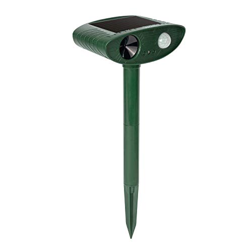 Redeo Outdoor Solar Cat Repellent Ultrasonic Animal Repeller Dog Deer
