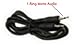 3.5mm 1/8 Male Mini Plug to Male Mini Plug monaural Mono Audio Cable 2 Pack