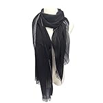 YOUR SMILE Women's Lightweight Glitter Flower Pattern Color mixture Print Shawl Scarf For Spring Summer Season YOUR SMILE Women's Lightweight Glitter Flower Pattern Color mixture Print Shawl Scarf For Spring Summer Season